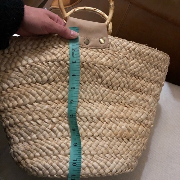 Anthropologie Alexa Ring Handle Tote Bag - Picture 6 of 8